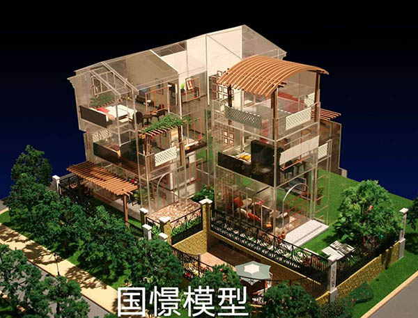 林周县建筑模型